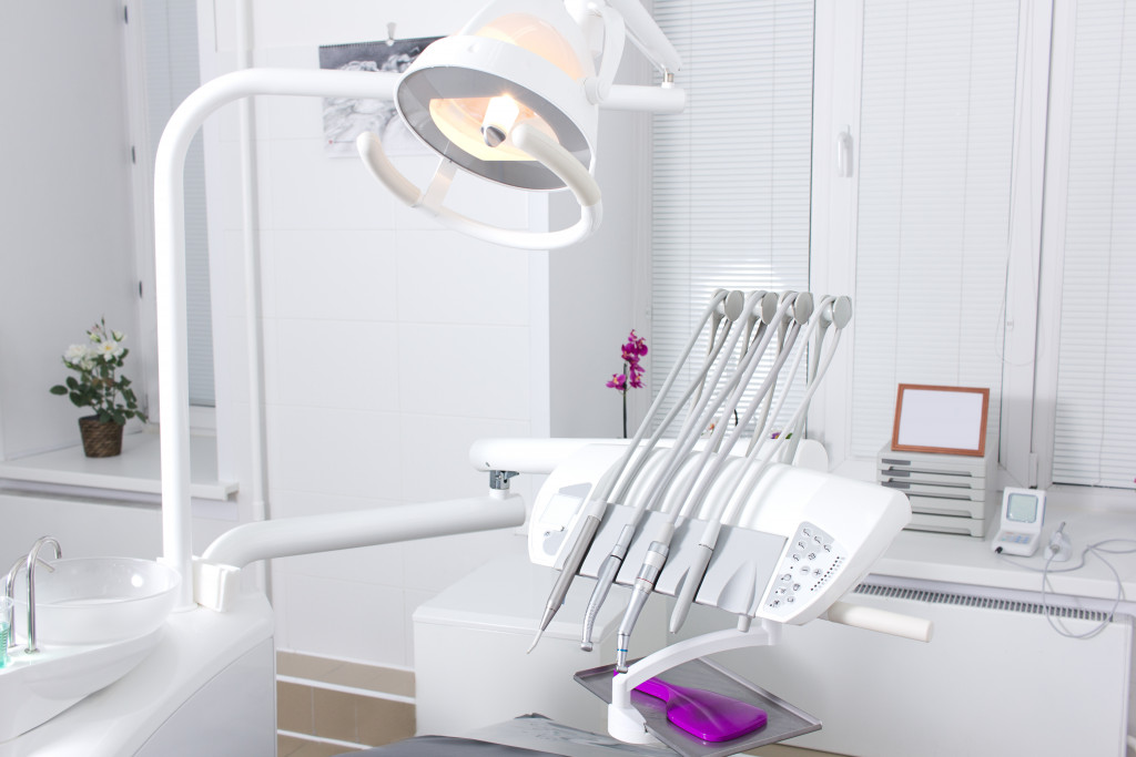 dental tools at the office